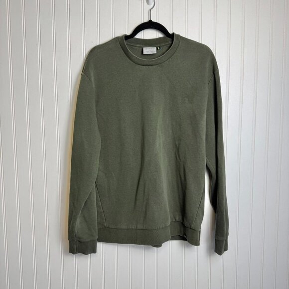 Larsson & Co Green Crew Neck Men's Pullover Sweatshirt Size Medium M23 - Picture 1 of 5